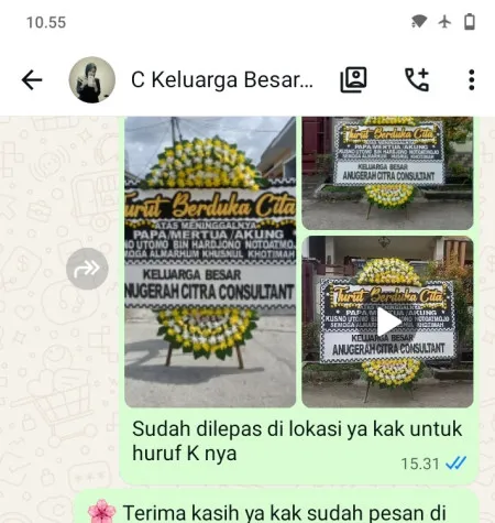 Pengiriman Papan Bunga Duka Pasar Tanah Abang