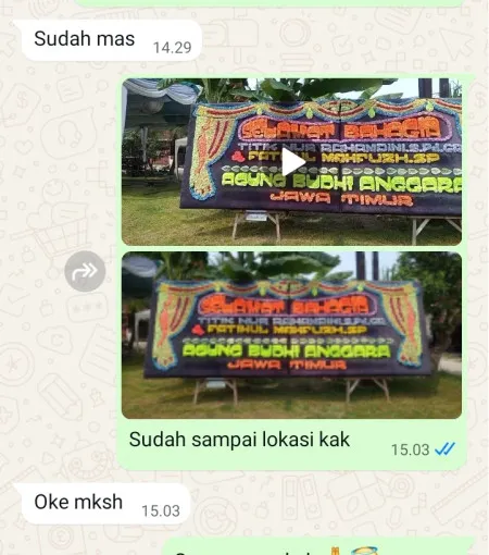 Pengiriman Papan Bunga Pasar Tanah Abang