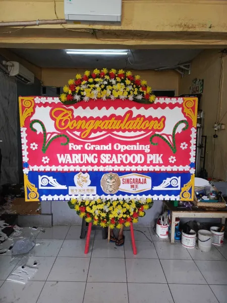 Papan Bunga Ucapan Selamat Pasar Tanah Abang