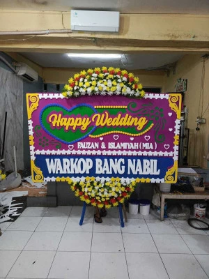 Papan Bunga di Pasar Tanah Abang