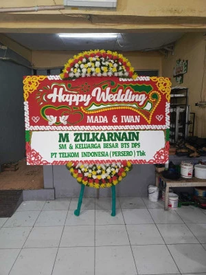 Papan Bunga di Pasar Tanah Abang