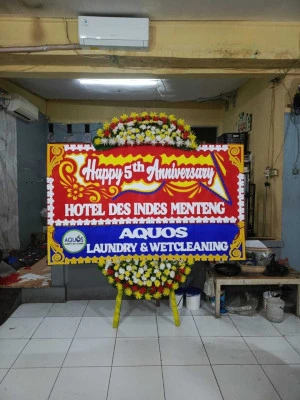 Papan Bunga di Pasar Tanah Abang