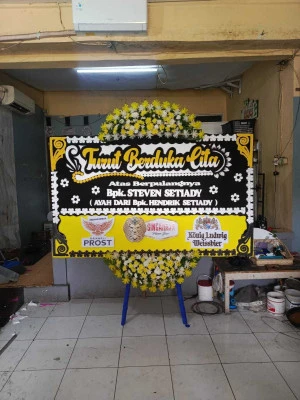 Papan Bunga di Pasar Tanah Abang