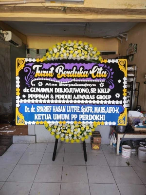 Papan Bunga di Pasar Tanah Abang